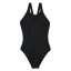 Nike Solid Swimsuit Black
