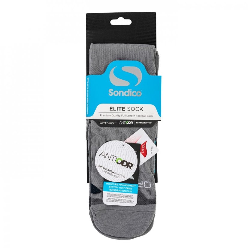 Sondico Elite Football Socks Grey