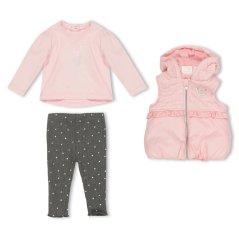 Character Unisex Kids Disney Hooded Long Sleeve Gilet Set Mickey Mouse