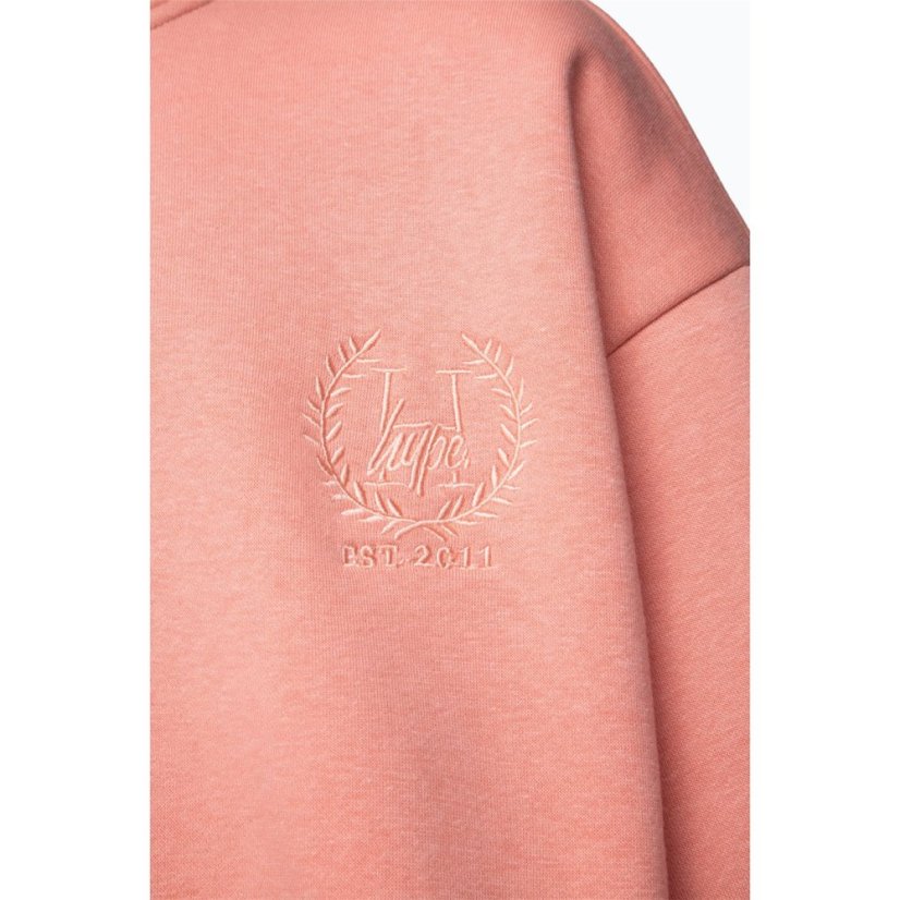 Hype Scr Zip Swshirt In99 Pink