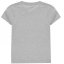Slazenger Plain T Shirt Junior Boys Grey Marl