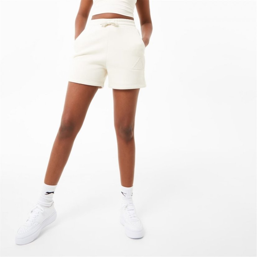 Slazenger ft. Wolfie Cindy Logo Fleece Shorts Cream