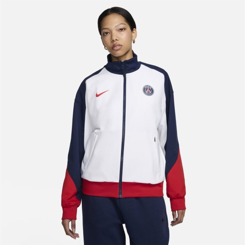 Nike Paris Saint-Germain Anthem Jacket 2024 Womens White