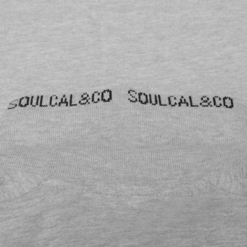 SoulCal Signature pánske polo tričko Grey Marl