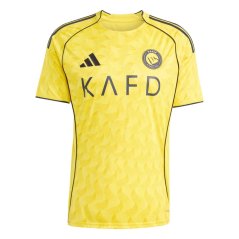 adidas Al Nassr Ronaldo Home Shirt 2025 2026 Adults Yellow/Blue