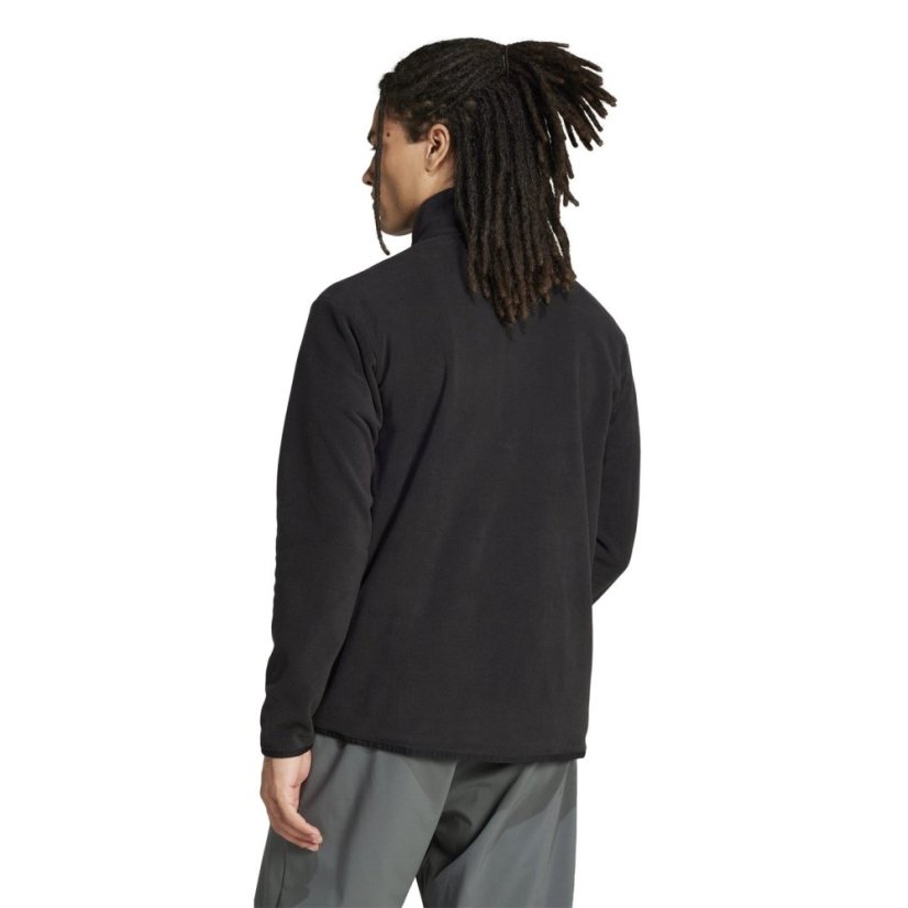 adidas Multi Essentials Full-Zip Fleece Jacket Mens Black