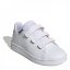 adidas Advantge Court Lifestyle Hook-and-Loop Shoes Childrens Ftwr White/Ftw