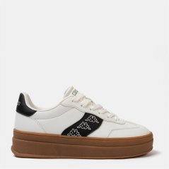 Kappa Scafa Platform Ladies Trainers White
