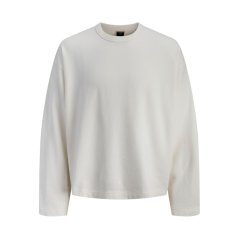 Jack and Jones Men's Athletic Graphic Crew Sweatshirt Cloud Dancer