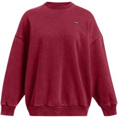 Under Armour Women's Icon Crew Sweatshirt Red