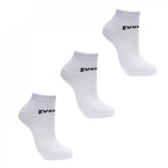 Everlast 3 Pack Trainer Socks Mens 12+ White
