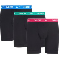 Nike Boxer Brief 3 Pack Mens Black/Fuchsia