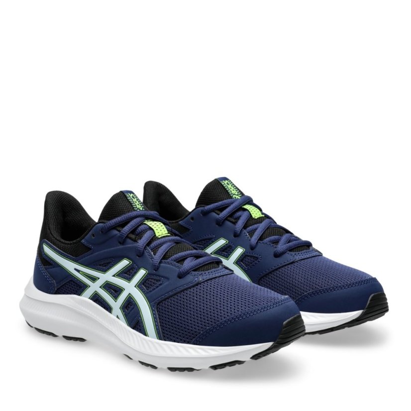 Asics Jolt 4 Running Shoes Junior Blue/Grey