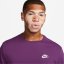 Nike Sportswear Club pánské tričko Purple