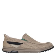 Skechers Men's Moc Toe Formal Shoes Taupe