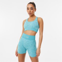 Everlast Seamless Cross Back Sports Bra Aqua Camo