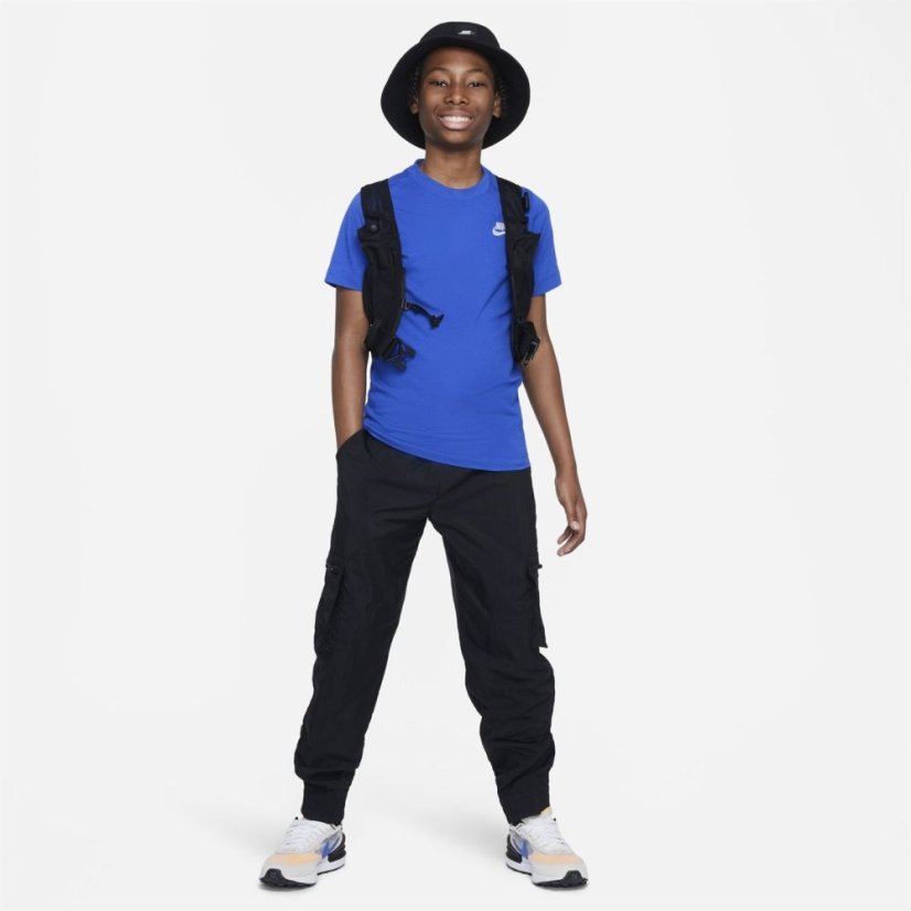 Nike Futura T Shirt Junior Boys Game Royal