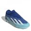 adidas X Crazyfast League Childrens Laceless Firm Ground Boots Blue/White