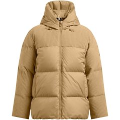 Under Armour Women's Limitless Cord Quilted Heavyweight Puffer Jacket Brown
