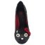 TUK Anti Pop Heel Ladies Black/White