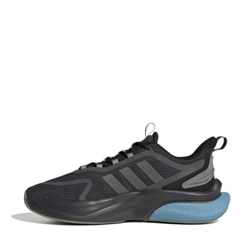 adidas AlphaBounce + Sustainable Mens Trainers Carbon/Grey/Ora
