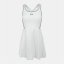 Slazenger Flared T Dress White/Forest Gr