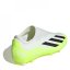 adidas X Crazyfast League Childrens Laceless Firm Ground Boots Wht/Blk/Lemon