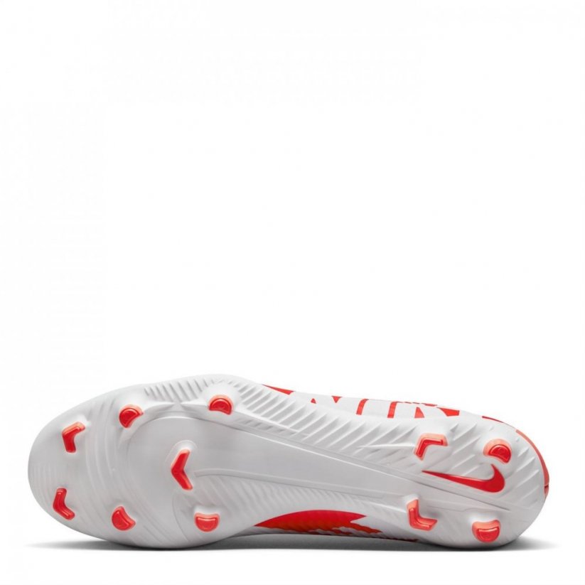 Nike Mercurial Vapor Club Firm Ground Football Boots Crimson/White