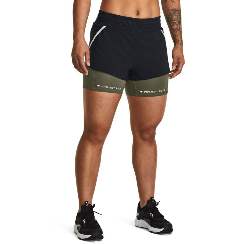 Under Armour Women's Leg Day Flex Performance Gym Shorts Black