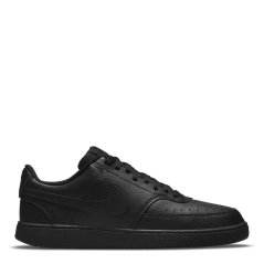 Nike Court Vision Low Trainers Mens Triple Black