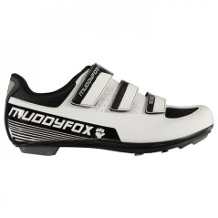 Muddyfox RBS100 Cycling Shoes Mens White/Black