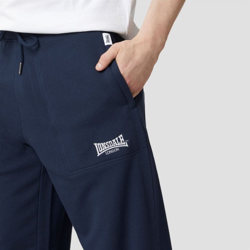 Lonsdale Heavyweight Jersey Jogging Pants Navy