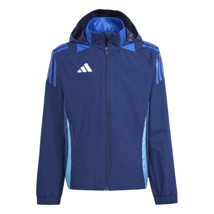 adidas Unisex Kids' Rain Anorak Navy Blue