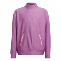 adidas Sport Icons Training Sweatshirt Girls Lilac/Oran/Silv