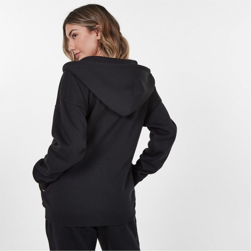 Slazenger Full Zip Hoodie Womens Black