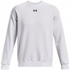 Under Armour Rival Fitted Crew Sweater Mens White/Black