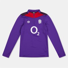 Umbro England Rugby Midlayer Top 2024 Juniors Prism Violet