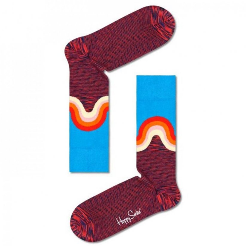 Happy Socks Xmas Socks Mens Jumbo Wave