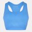 USA Pro UP Seamless Crop Sports Bra Bluebell