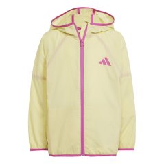 adidas Lightweight Windbreaker Infants Yellow/Fuchsia