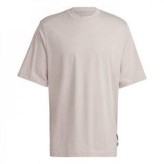 adidas Lounge T-Shirt Mens Gym Top wonder taupe