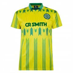 Team Celtic Retro Home Shirt 1989 1991 Adults Yellow