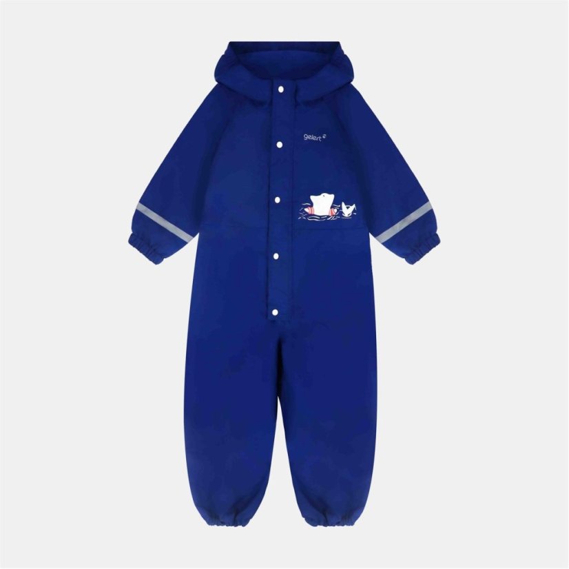 Gelert Kids' Animal Print Waterproof Long Sleeve Rain Anorak Dinosaur