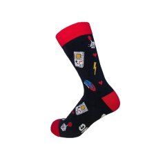 Star Mens Novelty Crew Socks Style 6