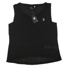 Spyder Vista Sleeveless T Shirt Ladies Black