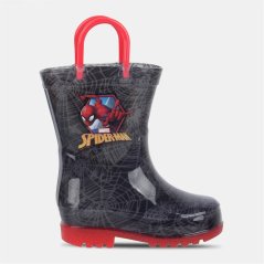 Character Light Up Wellingtons Infants Spiderman