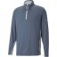 Puma Gamer Zip Top Mens High Rise/Bl