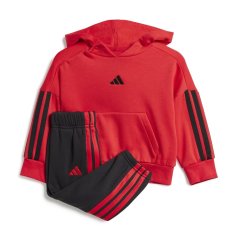 adidas 3-Stripe Essentials Joggers Set Infants Red/Black
