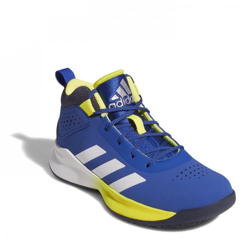 adidas Cross Em Up 5 K Wide Kids Basketball Trainers Mens Blue