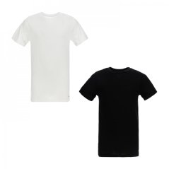 Nike 2Pk Crew Under Shirt Junior Boys Black/White